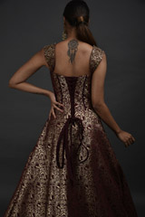 Red Brocade Gown_DSC5912